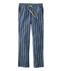 L.L.Bean Women's Lakewashed Pull-On Chinos, Mid-Rise Tapered-Leg Chambray Ankle Pants CLOTHING|SALE