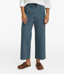 L.L.Bean Women's Stretch Ripstop Pull-On Pants, Wide-Leg Ankle CLOTHING|SALE
