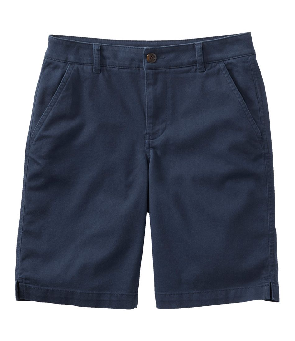 L.L.Bean Women's Comfort Stretch Shorts, Chino Bermudas 9" CLOTHING|SALE