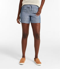 L.L.Bean Women's Premium Washable Linen Shorts, Mid-Rise 6" CLOTHING