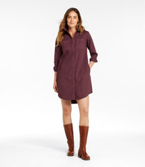 L.L.Bean Women's L.L. Bean Heritage Washed Denim Shirt Dress, Garment-Dye CLOTHING|SALE