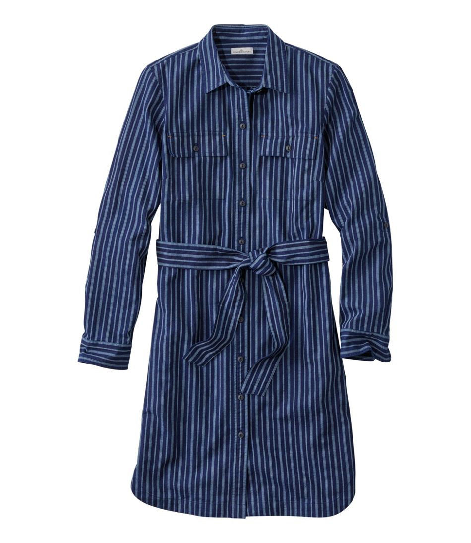 L.L.Bean Women's Signature Camp Shirt Dress, Button-Front CLOTHING|SALE