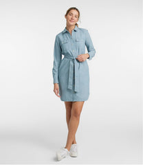L.L.Bean Women's Signature Camp Shirt Dress, Button-Front CLOTHING|SALE
