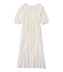 L.L.Bean Women's Signature Castine Cotton Popover Dress CLOTHING