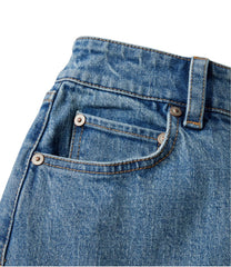 L.L.Bean Women's Signature Heritage Denim Midi Skirt CLOTHING