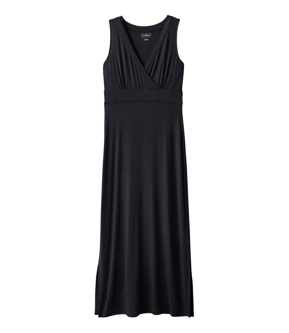 L.L.Bean Women's Summer Knit Maxi Dress CLOTHING