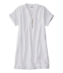 L.L.Bean Women's Cloud Gauze Short-Sleeve Shift Dress CLOTHING