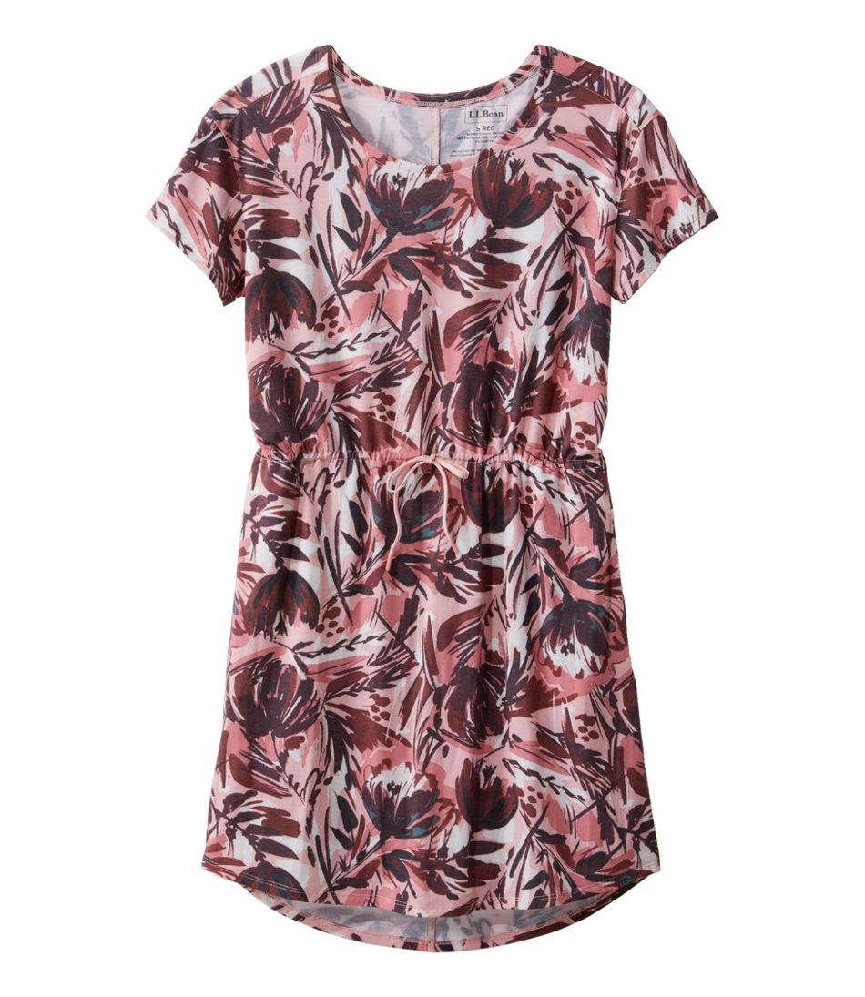 L.L.Bean Women's Everyday SunSmart® Knit Dress, Print CLOTHING|SALE