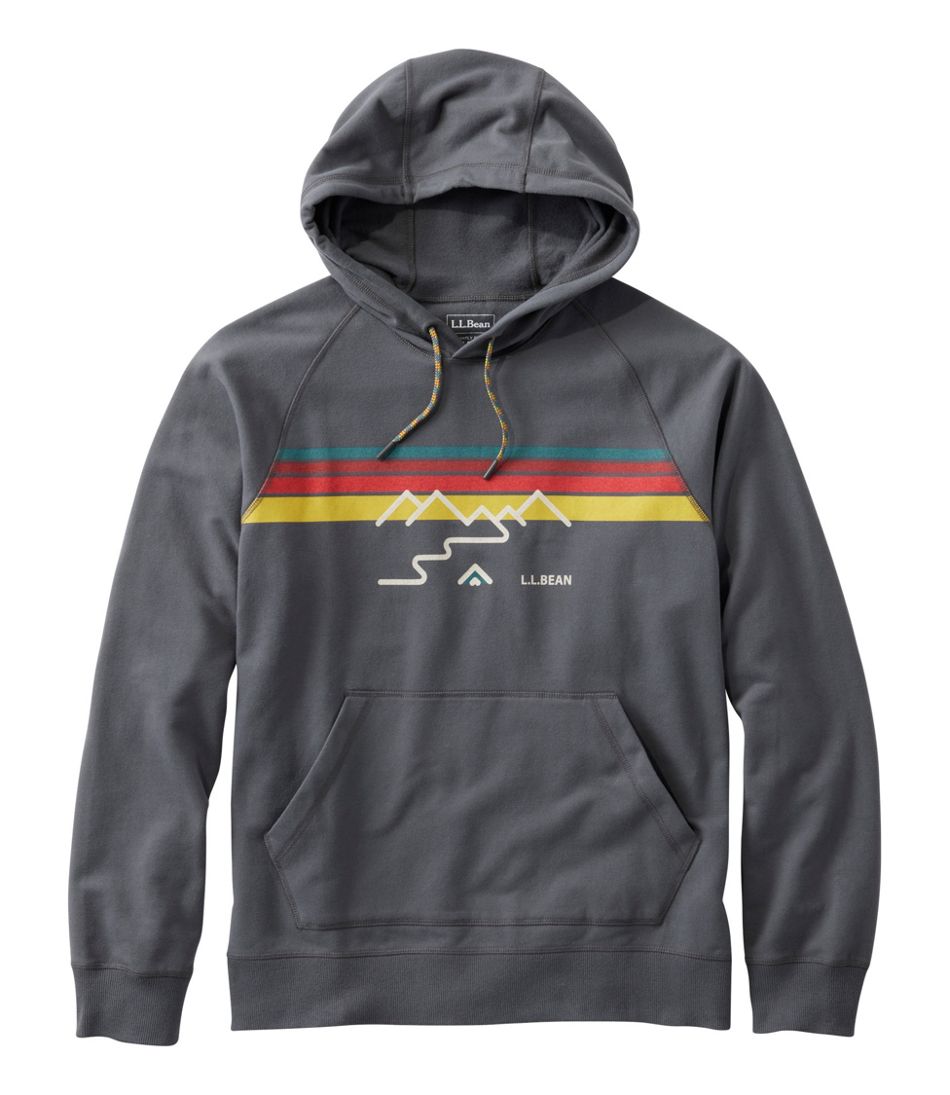 L.L.Bean Men's Bean's Comfort Camp Hoodie, Graphic SALE|CLOTHING