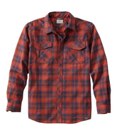 L.L.Bean Men's Katahdin Performance Flannel Shirt, Slightly Fitted SALE|CLOTHING