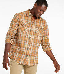 L.L.Bean Men's Katahdin Performance Flannel Shirt, Slightly Fitted SALE|CLOTHING
