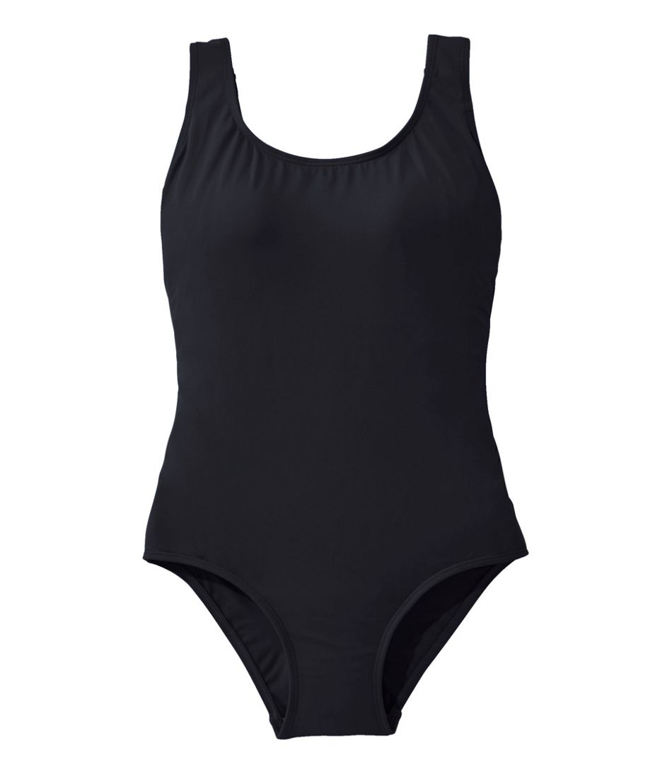 L.L.Bean Women's BeanSport Swimwear, Scoopneck Tanksuit CLOTHING