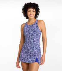 L.L.Bean Women's BeanSport Swim Dress, Print CLOTHING|SALE