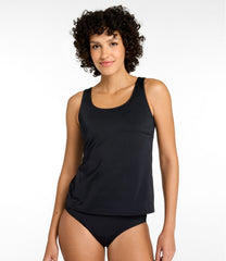 L.L.Bean Women's BeanSport Swimwear, Tankini Top Scoopneck CLOTHING