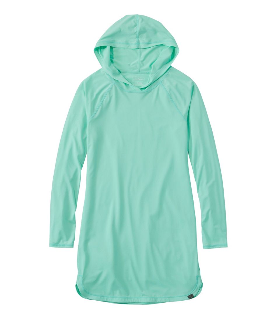 L.L.Bean Women's SunSmart® UPF 50+ Sun Shirt, Hooded Tunic CLOTHING