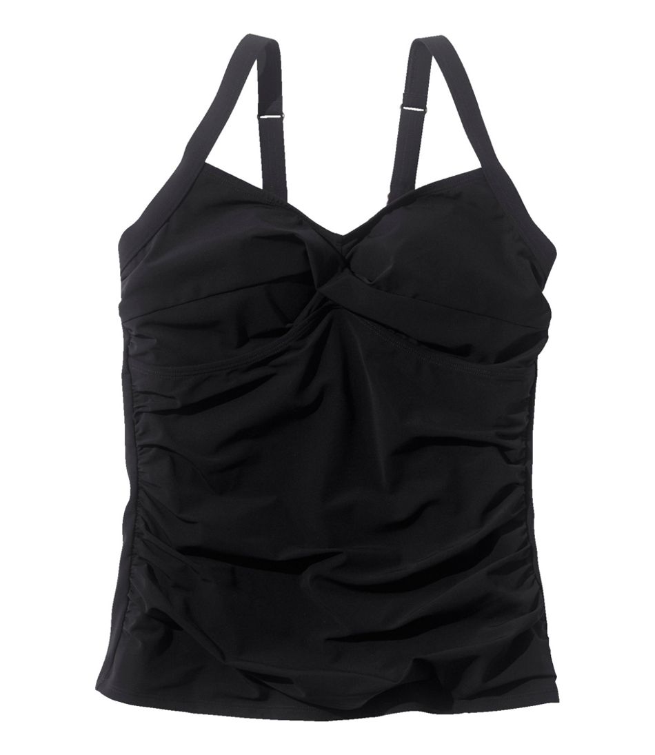 L.L.Bean Women's Shaping Swimwear, Tankini Top CLOTHING