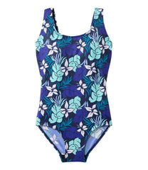L.L.Bean Women's BeanSport Swimwear, Scoopneck Tanksuit Print CLOTHING