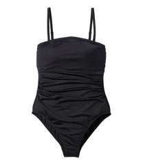 L.L.Bean Women's Coastal Essentials Swimwear, Bandeau Tanksuit CLOTHING