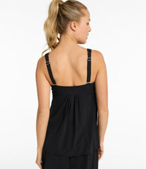 L.L.Bean Women's Shaping Swimwear, Soft-Drape Tankini Top CLOTHING