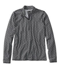 L.L.Bean Women's SunSmart® UPF 50+ Sun Shirt, Quarter-Zip Print CLOTHING|SALE