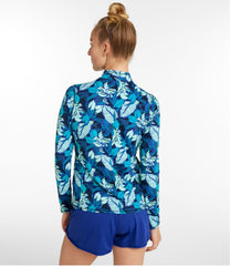 L.L.Bean Women's SunSmart® UPF 50+ Sun Shirt, Quarter-Zip Print CLOTHING|SALE