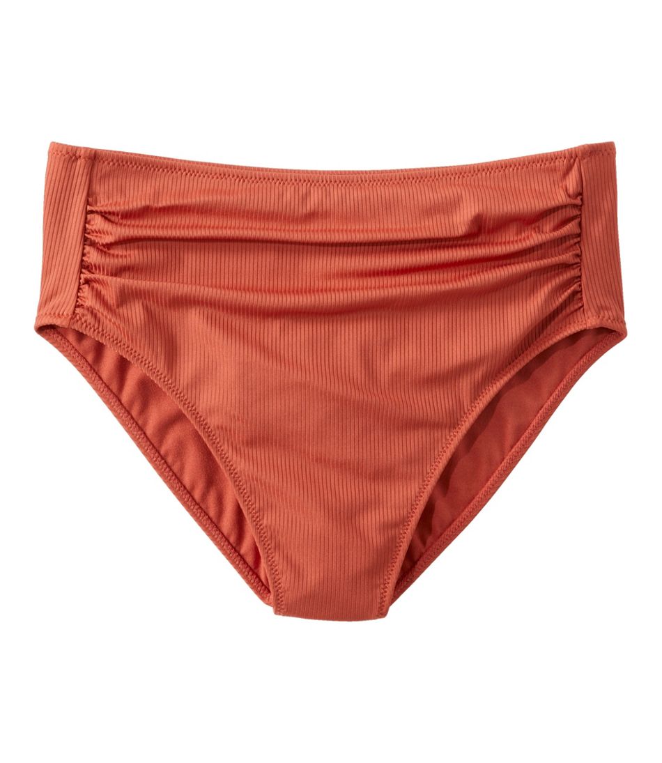 L.L.Bean Women's Sea Cove Swimwear, High-Waist Brief CLOTHING|SALE