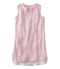 L.L.Bean Women's Cloud Gauze Cover-Up Dress, Stripe CLOTHING|SALE