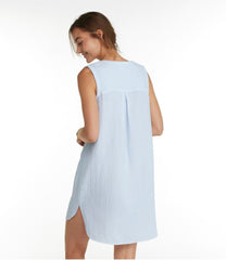 L.L.Bean Women's Cloud Gauze Cover-Up Dress, Stripe CLOTHING|SALE
