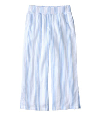 L.L.Bean Women's Cloud Gauze Wide-Leg Pants, Stripe CLOTHING