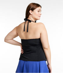 L.L.Bean Women's BeanSport Swimwear, Halter Tankini Top CLOTHING