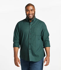 L.L.Bean Men's Wicked Good Flannel Shirt, Traditional Fit, Houndstooth CLOTHING