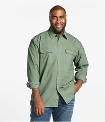 L.L.Bean Men's Sunwashed Canvas Shirt, Traditional Fit CLOTHING|SALE