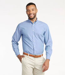 L.L.Bean Men's Wrinkle-Free Pinpoint Oxford Cloth Shirt, Traditional Fit CLOTHING