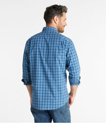 L.L.Bean Men's Wrinkle-Free Kennebunk Sport Shirt, Slightly Fitted Check CLOTHING