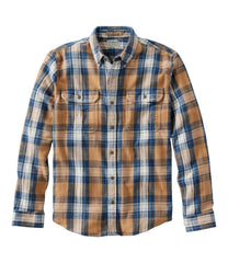 L.L.Bean Men's 1912 Field Flannel Shirt, Slightly Fitted Untucked Fit, Plaid CLOTHING|SALE