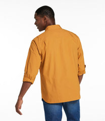 L.L.Bean Men's Riverton Ripstop Shirt, Long-Sleeve, Traditional Untucked Fit CLOTHING