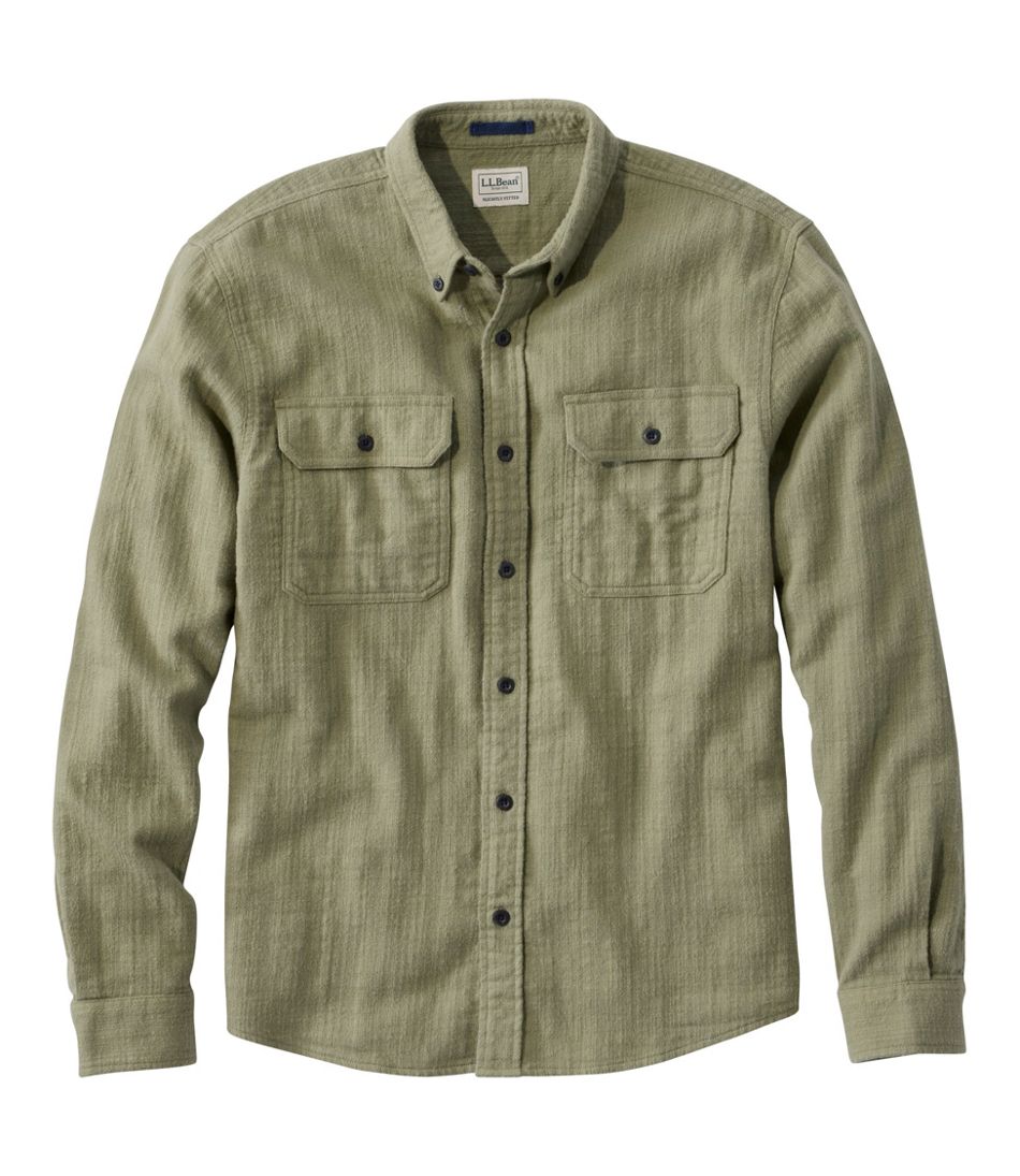 L.L.Bean Men's 1912 Field Flannel Shirt, Slightly Fitted Untucked Fit CLOTHING|SALE