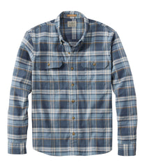 L.L.Bean Men's Stonecoast Hemp Shirt, Long-Sleeve, Slightly Fitted Untucked Fit CLOTHING|SALE