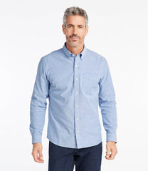 L.L.Bean Men's Comfort Stretch® Oxford Shirt, Slightly Fitted Untucked Fit CLOTHING|SALE