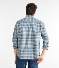 L.L.Bean Men's Comfort Stretch® Oxford Shirt, Traditional Untucked Fit, Plaid CLOTHING|SALE