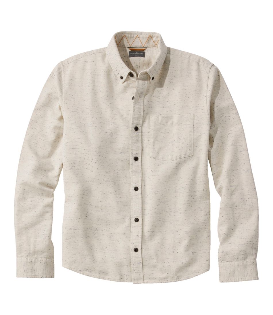 L.L.Bean Men's Signature Donegal Woven Shirt, Long-Sleeve CLOTHING|SALE