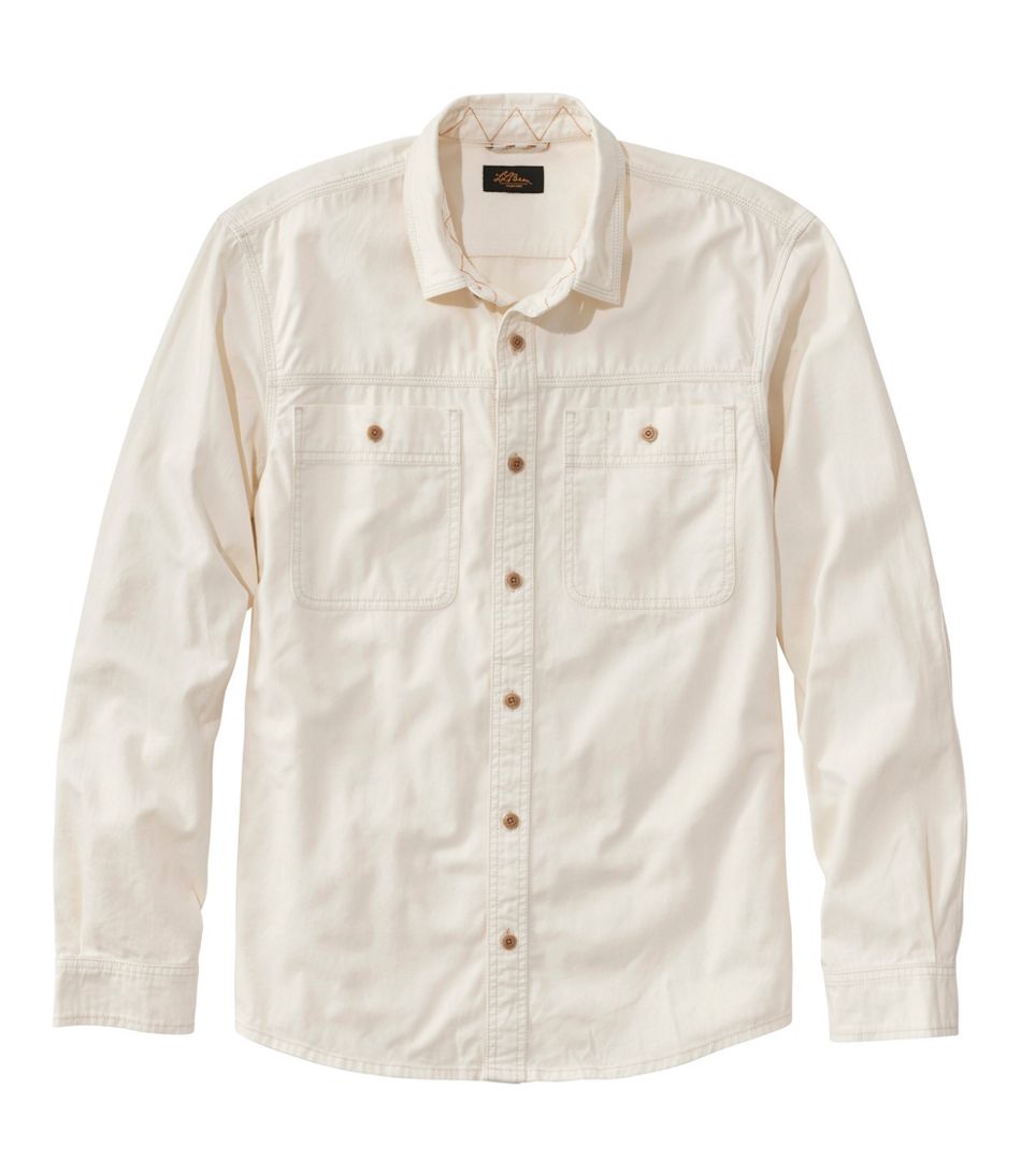 L.L.Bean Men's Signature Washed Field Shirt, Slim Fit CLOTHING