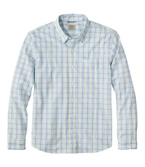 L.L.Bean Men's Comfort Stretch Performance® Shirt, Long-Sleeve, Slightly Fitted Untucked Fit, Plaid CLOTHING|SALE