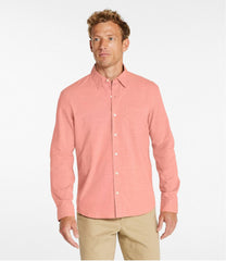 L.L.Bean Men's Comfort Stretch Performance® Shirt, Long-Sleeve, Slightly Fitted Untucked Fit CLOTHING|SALE