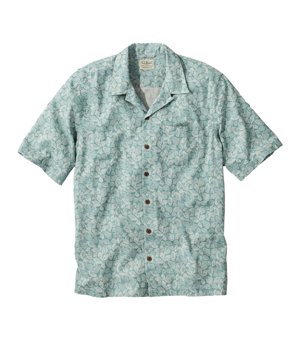 L.L.Bean Men's Tropics Shirt, Short-Sleeve Print CLOTHING|SALE
