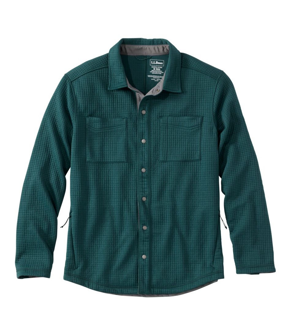L.L.Bean Men's Performance Waffle Shirt Jac CLOTHING