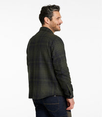 L.L.Bean Men's Maine Guide Lightweight Lined Wool Field Shirt, Plaid CLOTHING|OUTDOOR EQUIPMENT