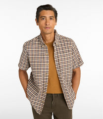 L.L.Bean Men's Stonecoast Hemp Shirt, Short-Sleeve, Slightly Fitted Untucked Fit CLOTHING|SALE