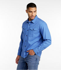 L.L.Bean Men's Lakewashed Twill Shirt, Traditional Untucked Fit CLOTHING|SALE