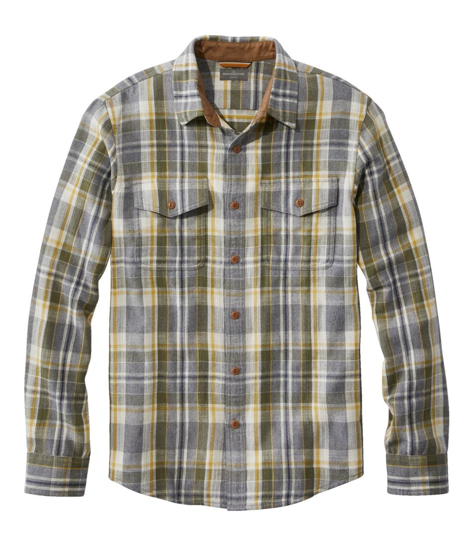 L.L.Bean Men's Signature Heritage Textured Flannel Shirt CLOTHING|SALE
